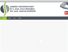Tablet Screenshot of lekarzortopedawroclaw.pl
